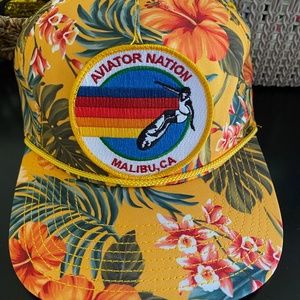 Aviator Nation SIGNATURE MALIBU VINTAGE SAFARI TWILL LOW-RISE TRUCKER - Gold